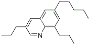 6-Pentyl-3,8-dipropylquinoline Structure