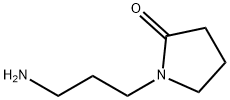 N-(3'-丙胺基)-2-吡咯烷酮 结构式