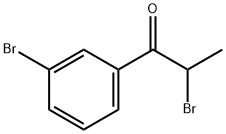 2-溴-3'-溴苯丙酮 结构式