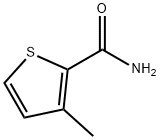 3-メチルチオフェン-2-カルボオキサミド 化学構造式