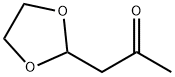 1-(1,3-ジオキソラン-2-イル)-2-プロパノン 化学構造式