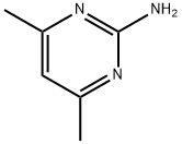 2-Amino-4,6-dimethylpyrimidine Structure