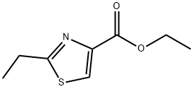 2-乙基噻唑-4-甲酸乙酯, 76706-67-7, 结构式