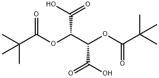(+)-DIPIVALOYL-D-TARTARIC ACID Struktur