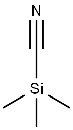 Trimethylsilyl cyanide Struktur