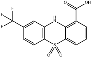 Phenothiazine-1-carboxylic  acid,  8-(trifluoromethyl)-,  5,5-dioxide  (7CI,8CI)|