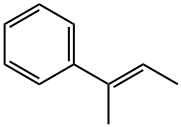 (E)-1-メチル-1-プロペニルベンゼン 化学構造式