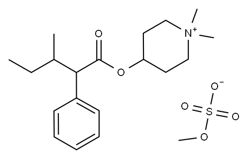 甲硫戊哌铵 结构式