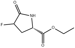 Proline, 4-fluoro-5-oxo-, ethyl ester (7CI,8CI) Structure
