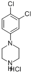 N-(3,4-ジクロロフェニル)ピペラジン塩酸塩 化学構造式