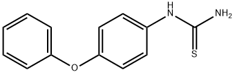 N-(4-フェノキシフェニル)チオ尿素 化学構造式
