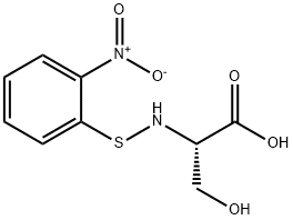 N-[(o-nitrophenyl)thio]-L-serine Structure