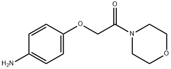 4-(2-吗啉-4-基-2-氧代乙氧基)苯胺, 76870-09-2, 结构式