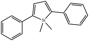1,1-Dimethyl-2,5-diphenyl-1-sila-2,4-cyclopentadiene Structure