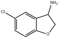 5-CHLORO-2,3-DIHYDRO-BENZOFURAN-3-YLAMINE Structure