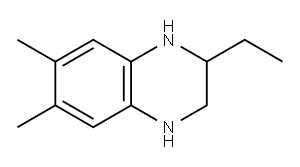 Quinoxaline, 2-ethyl-1,2,3,4-tetrahydro-6,7-dimethyl- (9CI) Structure