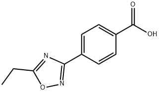 4-(5-乙基-1,2,4-氧杂二唑-3基)苯甲酸, 769132-76-5, 结构式
