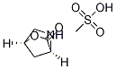 (1S,4S)-2-オキサ-5-アザビシクロ[2.2.1]ヘプタン-3-オンメタンスルホン酸 化学構造式