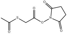 S-アセチルチオグリコール酸N-スクシンイミジル 化学構造式