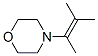 Morpholine,  4-(1,2-dimethyl-1-propenyl)-  (9CI) Structure
