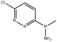 N-(3-クロロピリダジン-6-イル)-N-メチルヒドラジン 化学構造式