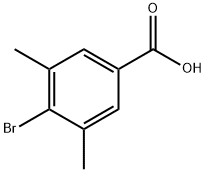 4-ブロモ-3,5-ジメチル安息香酸 化学構造式