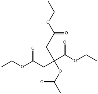 乙酰柠檬酸三乙酯, 77-89-4, 结构式