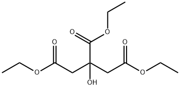 Triethyl citrate Structure