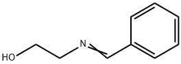 2-(ベンジリデンアミノ)エタノール 化学構造式