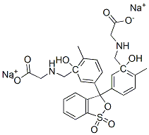 N,N'-[(3H-2,1-ベンゾオキサチオール1,1-ジオキシド)-3-イリデンビス[(6-ヒドロキシ-5-メチル-3,1-フェニレン)メチレン]]ビスグリシン1-ナトリウム