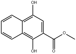 1,4-dihydroxy-2naphthoic acid methyl ester Struktur