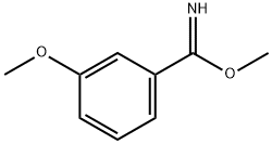 Benzenecarboximidic acid, 3-methoxy-, methyl ester (9CI) Struktur