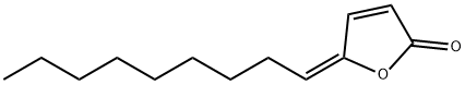 5-[(E)-ノニリデン]-2(5H)-フラノン 化学構造式