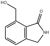 7-HYDROXYMETHYL-2,3-DIHYDRO-ISOINDOL-1-ONE Struktur