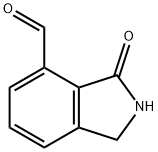 3-OXO-1,3-DIHYDRO-ISOINDOLE-4-CARBALDEHYDE Structure