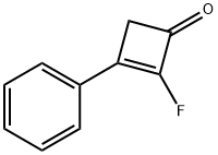 2-Cyclobuten-1-one,  2-fluoro-3-phenyl- Structure