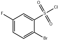 2-broMo-5-fluorobenzene-1-sulfonyl chloride Structure