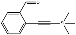2-[(トリメチルシリル)エチニル]ベンズアルデヒド 化学構造式