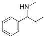 N-メチル-1-フェニルプロピルアミン 化学構造式