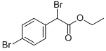 2-ブロモ-2-(4-ブロモフェニル)酢酸エチル 臭化物 化学構造式