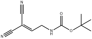 Carbamic acid, (3,3-dicyano-2-propenyl)-, 1,1-dimethylethyl ester (9CI) Structure