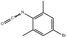 4-溴-2,6-二甲基苯基异氰酸酯 结构式