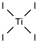 碘化钛(IV) 结构式