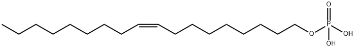 りん酸二水素(Z)-9-オクタデセニル 化学構造式