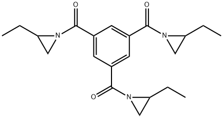 1,1',1''-(1,3,5-ベンゼントリイルトリスカルボニル)トリス(2-エチルアジリジン) 化学構造式
