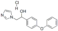 2-imidazol-1-yl-1-(4-phenoxyphenyl)ethanol hydrochloride Struktur