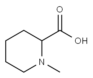 1-METHYLPIPERIDINE-2-CARBOXYLIC ACID HYDROCHLORIDE Struktur