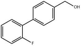 (2'-フルオロ[1,1'-ビフェニル]-4-イル)メタノール 化学構造式