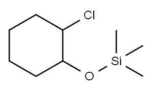 1-(Trimethylsilyloxy)-2-chlorocyclohexane 结构式