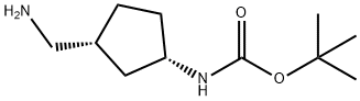 Carbamic acid, [(1S,3R)-3-(aminomethyl)cyclopentyl]-, 1,1-dimethylethyl ester